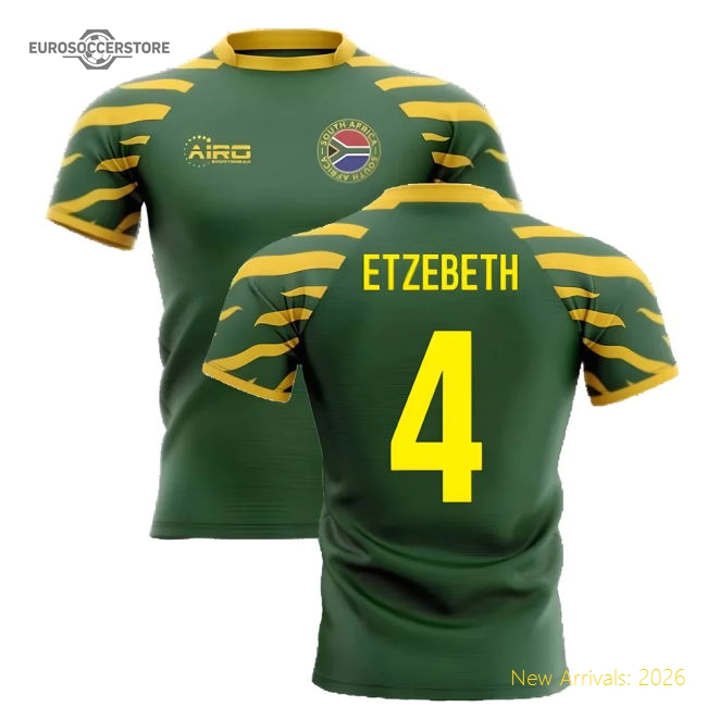 South Africa 20252026 Home Jersey  Premium Slim Slim Lightweight
