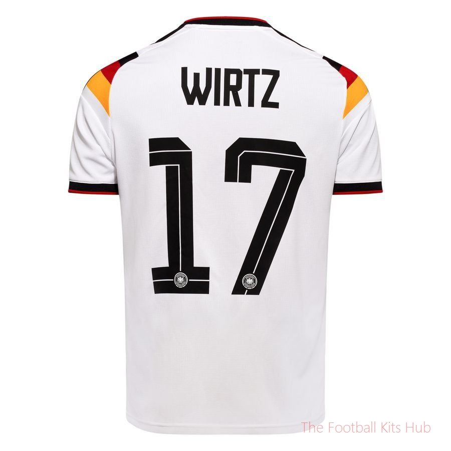 Germany Home Shirt World Cup 2026 WIRTZ 17