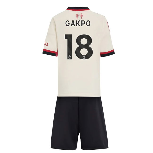 2025-20 Liverpool Official Away Football Kit Gakpo #18 L M