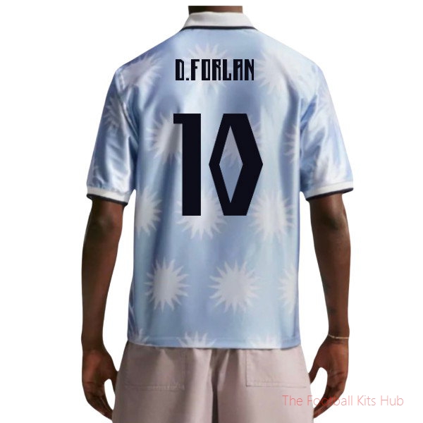 D Forlan #10 Uruguay 2026-2027 Dri-FIT Shirt Country Football Kit