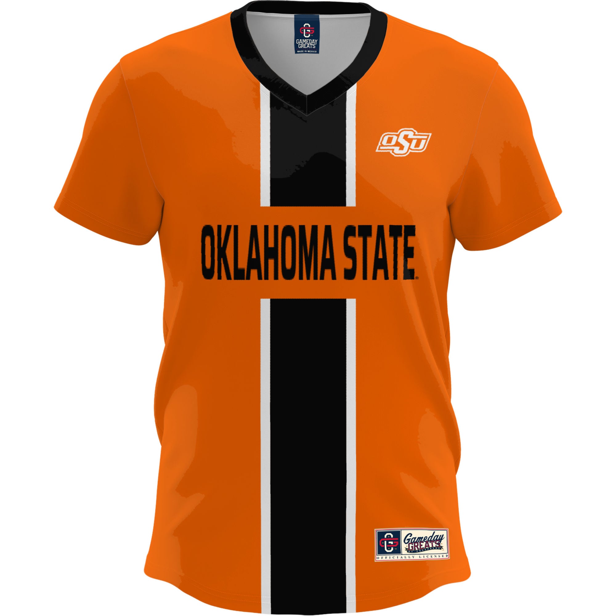 [SJH] Oklahoma State Cowboys GameDay Greats Lightweight Soccer Fashion Jersey - Orange