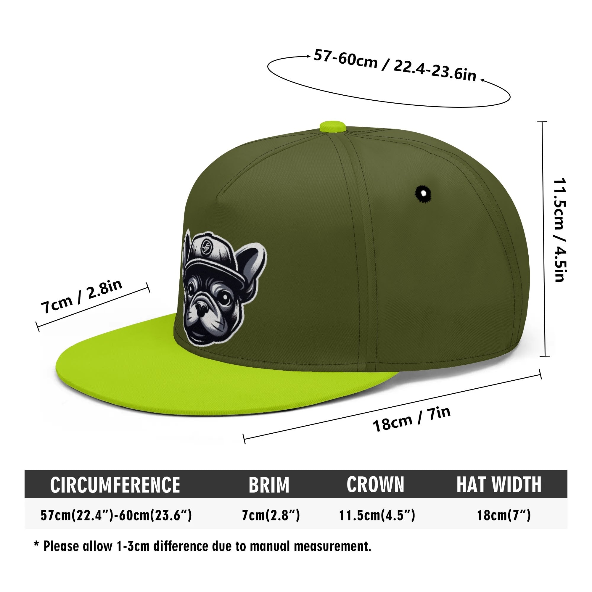 Molly - Bulldog Cap For Frenchie Lovers Summer Wear | Durable Build