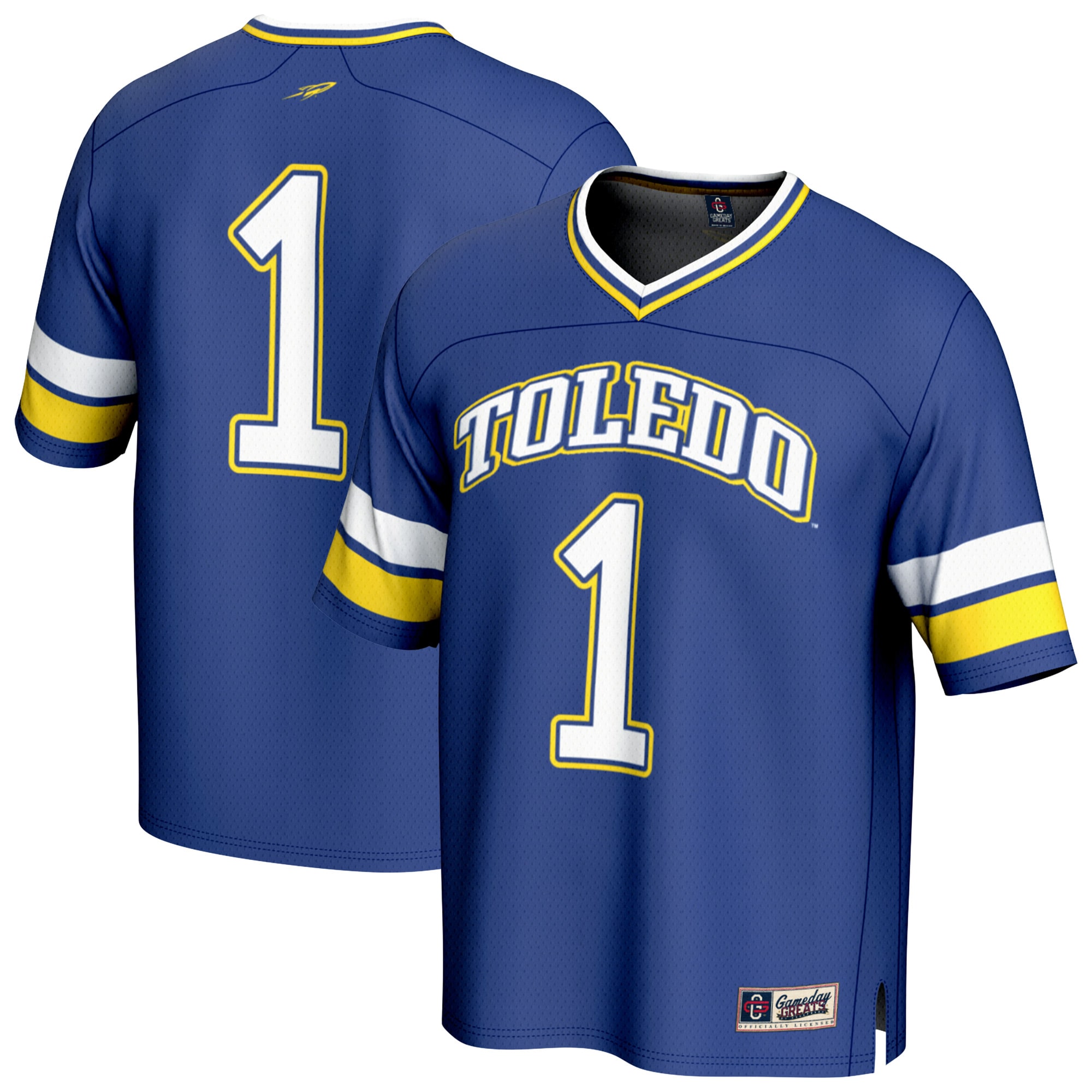 #1 Toledo Rockets GameDay Greats Lightweight Collegiate Football Fashion 2026/2027 Football Jersey - Navy