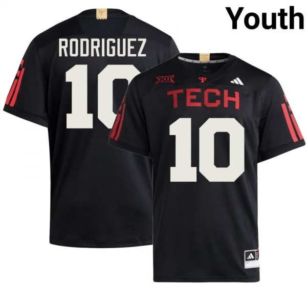 Youth NCAA Team #10 Jacob Rodriguez Performance Jersey - Authentic