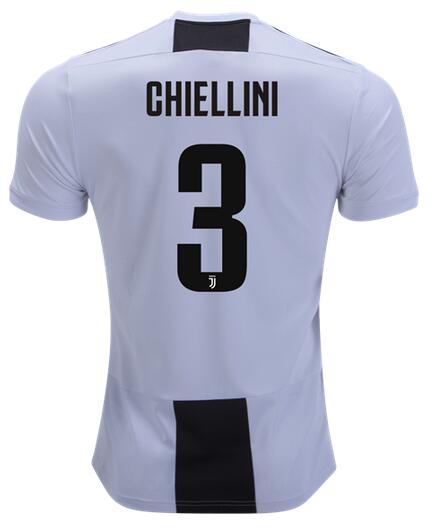 Authentic Giorgio Chiellini Juventus Home 201819 Soccer Jersey Shirt