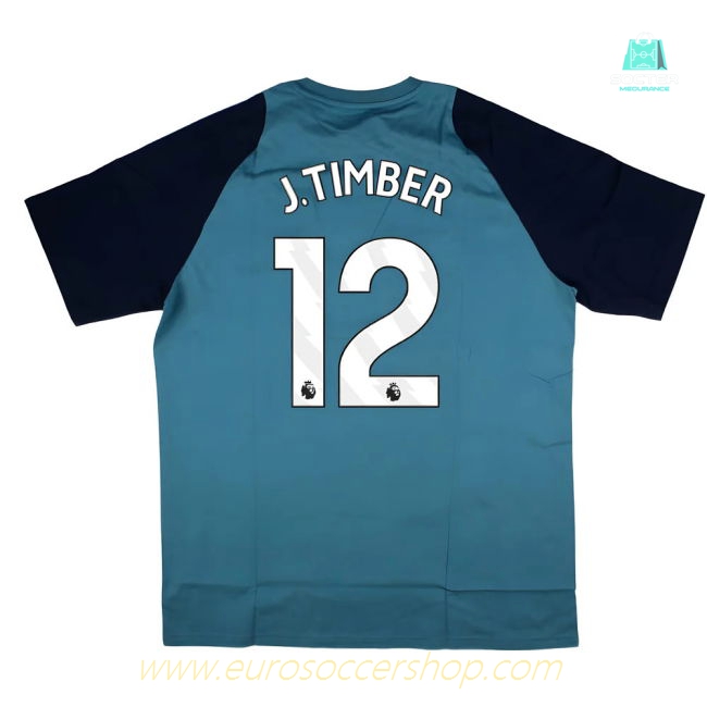 2025-2026 Arsenal Training Tee (Blanch Blue) (J.Timber 12)