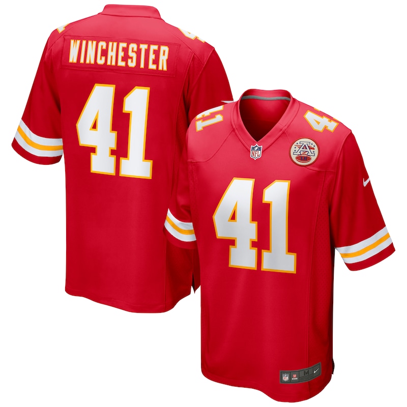 None James Winchester KC Chiefs Classic Top-Grade Jersey Football Appa
