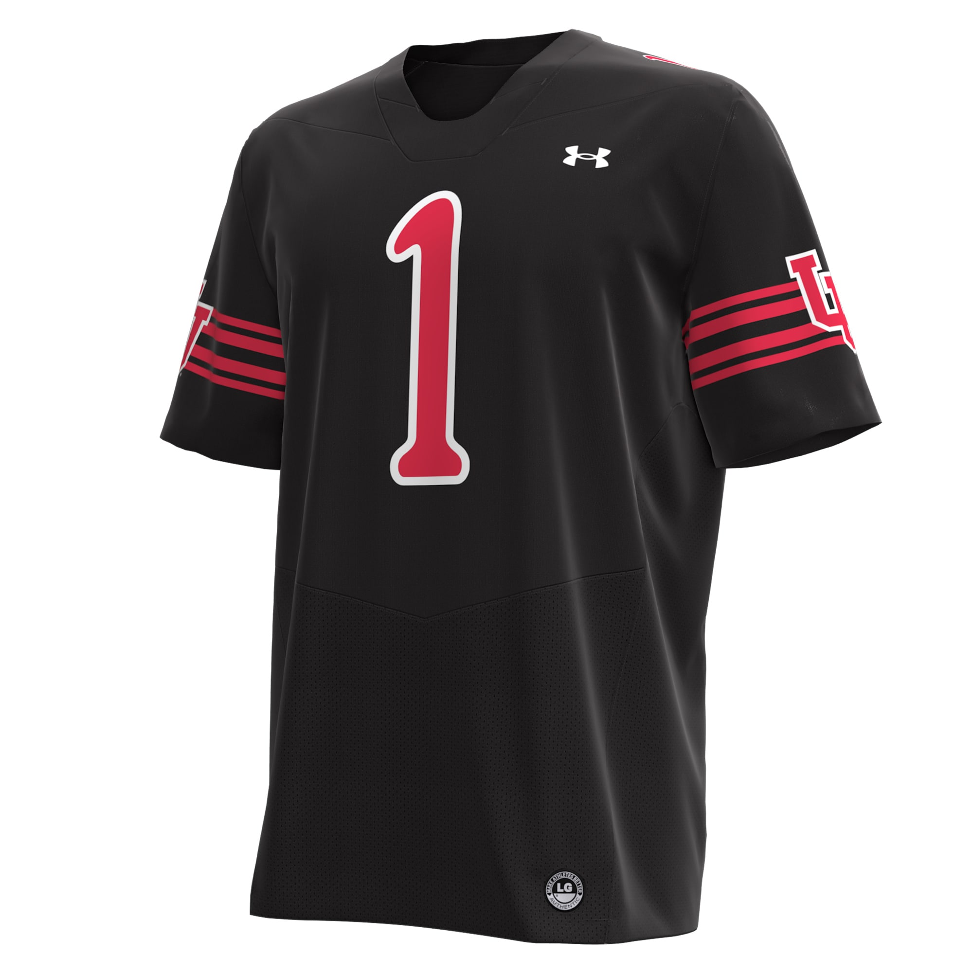 #1 Utah Utes Replica Football Jersey - Black