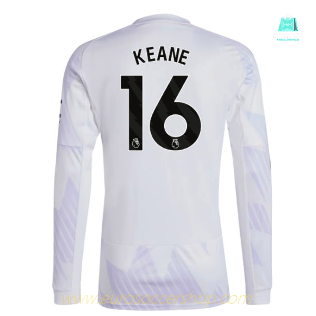 2025-2026 Man Utd Long Sleeve Away Shirt (Keane 16)