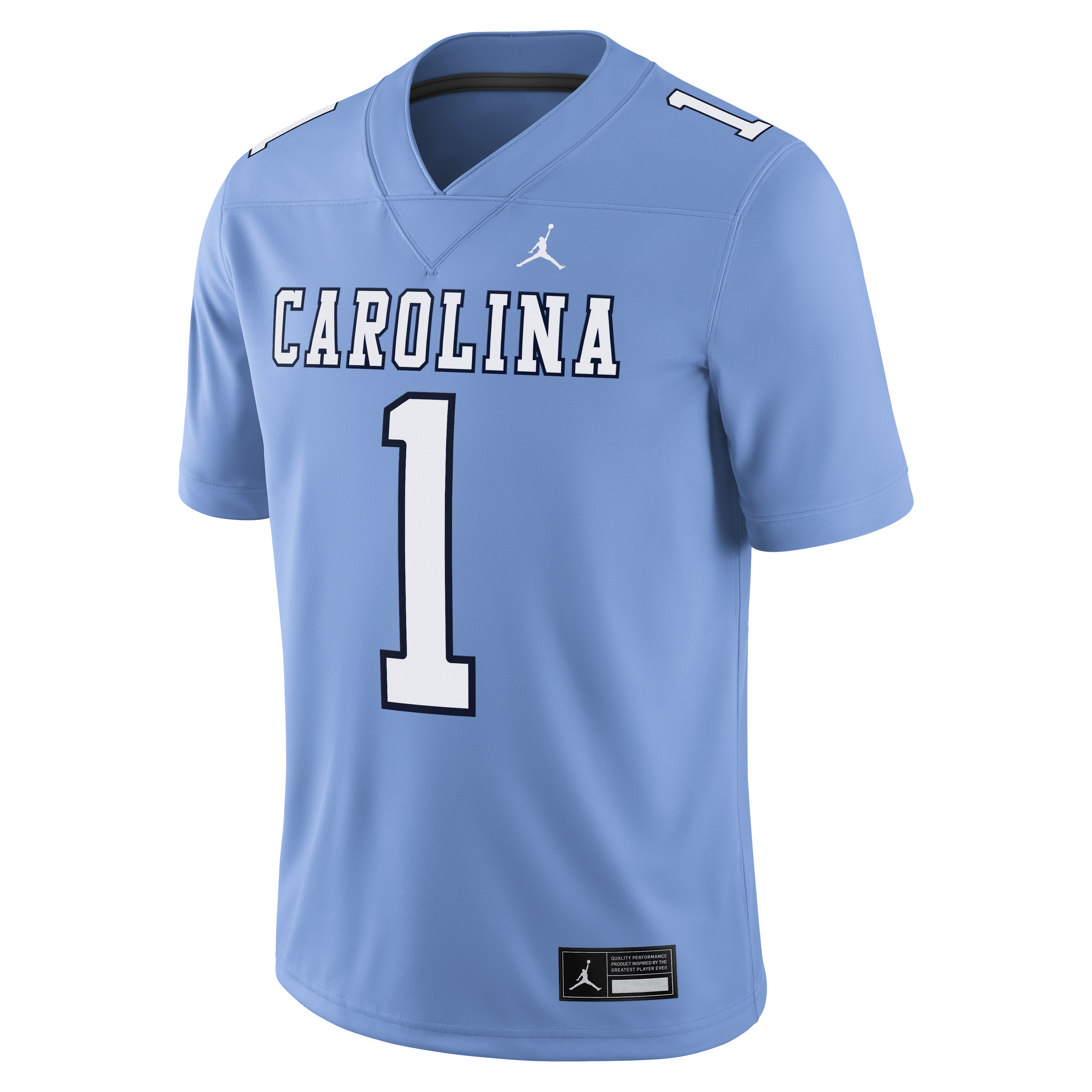 [NJP] North Carolina Tar Heels Alternate Game Football Jersey - Carolina Blue