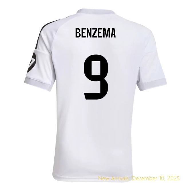 2025-2026 Real Madrid RM Top Grade Home Shirt (Kids) (Benzema 9)