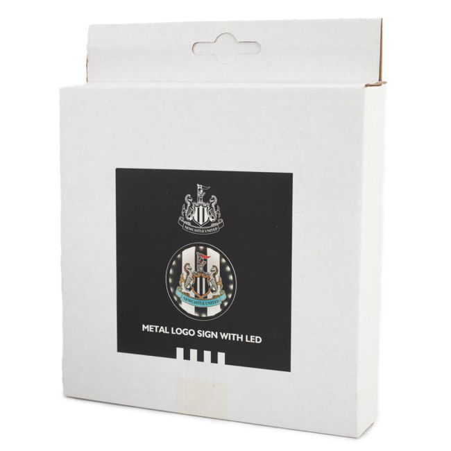 Newcastle United FC Metal LED Logo Sign (Fan Favorite)