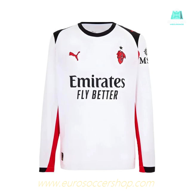 2025-2026 AC Milan Long Sleeve Away Shirt