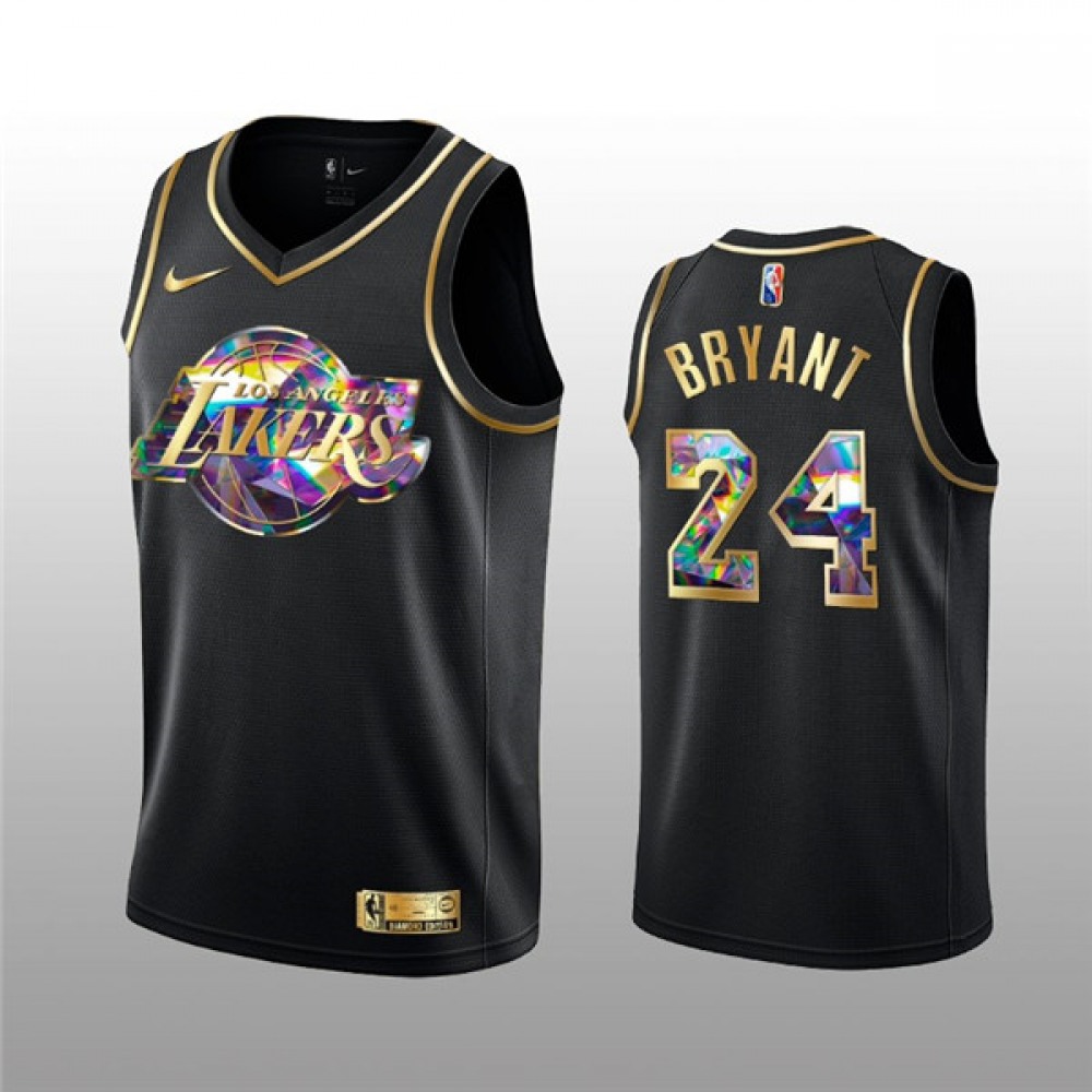 Fan Favorite Professional Men's Lakers #24 Kobe Black Basketball Jersey
