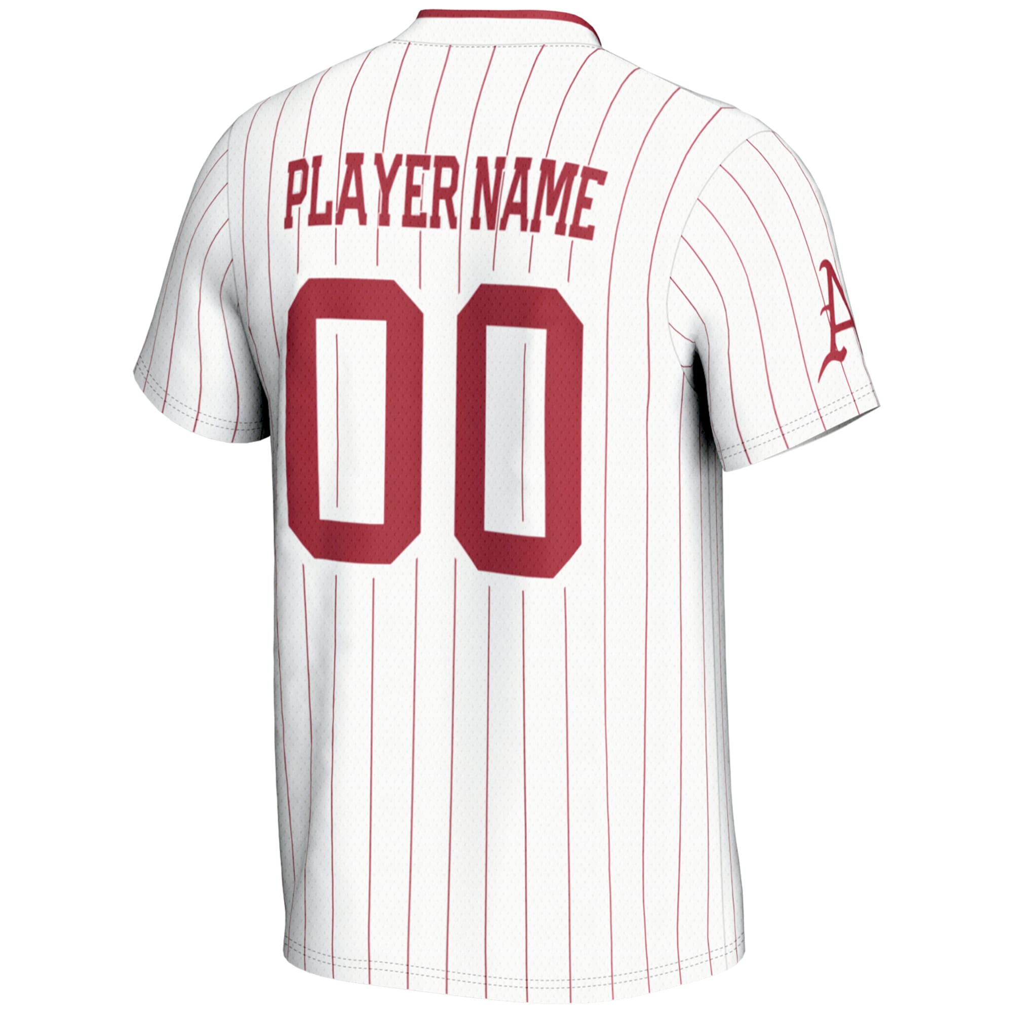 [NJP] Arkansas Razorbacks GameDay Greats Youth NIL Pick-A-Player Lightweight Softball Jersey - White