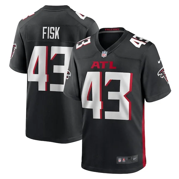 None Tucker Fisk Game Jersey - Black | NFL Player Jersey | NFL Footbal