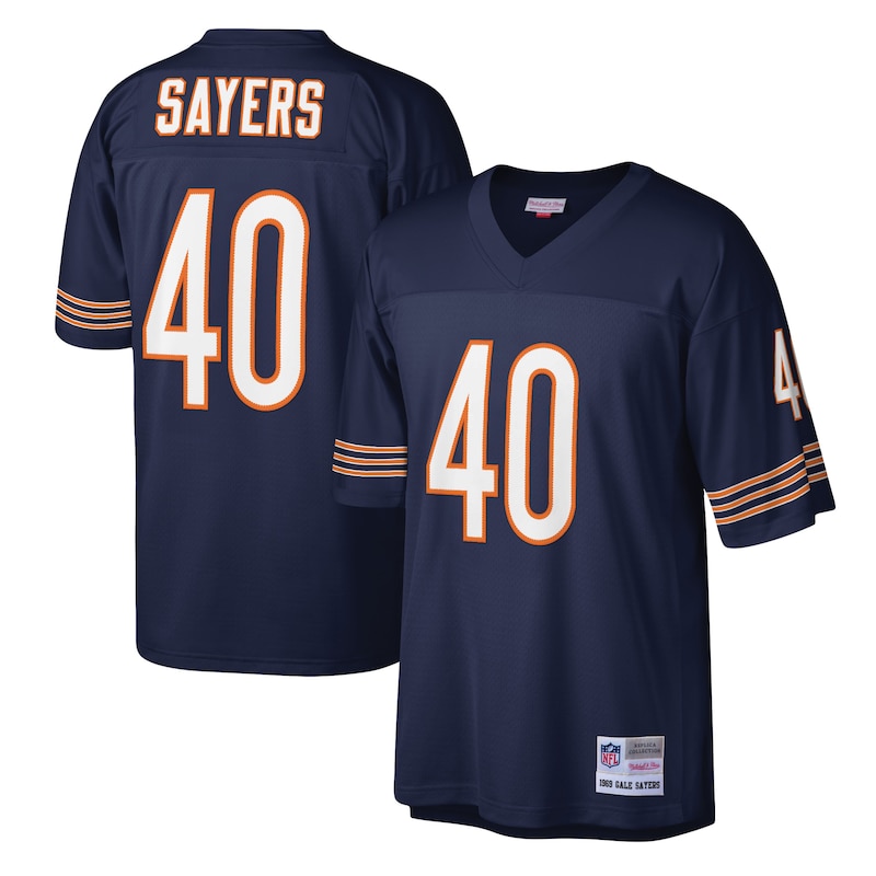 None Gale Sayers CHI Bears Victory Top-Grade Jersey Football Apparel