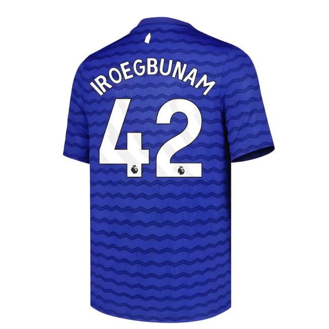 Iroegbunam 42 Replica Quality Everton Home Supporter Kit (Kids)