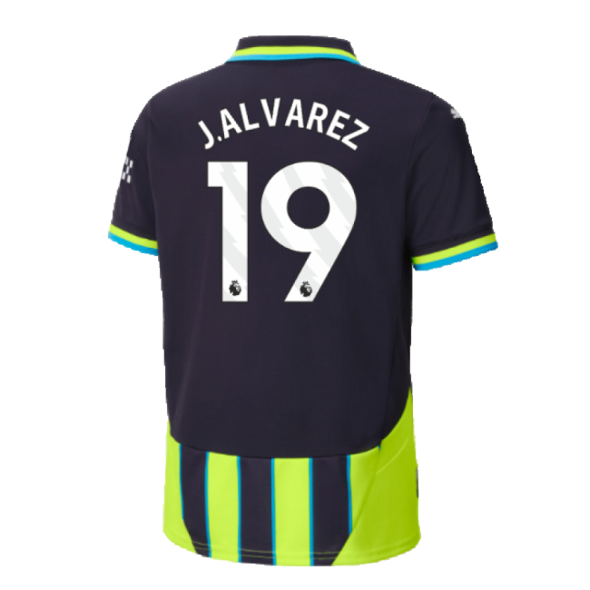 Authentic Epl Premier League Team J.alvarez Away Jersey Smart Fabric