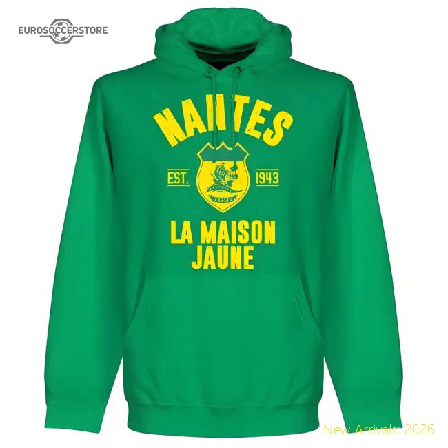 Top-Quality Official Nantes Established Hoodie - Green