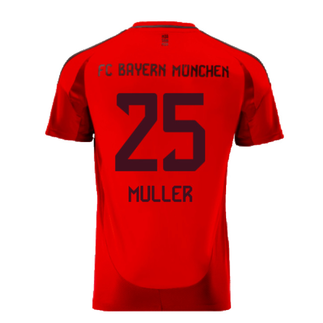 2024-2025 Bayern Munich Home Kit (kids) (muller 25) - Supporter Edition