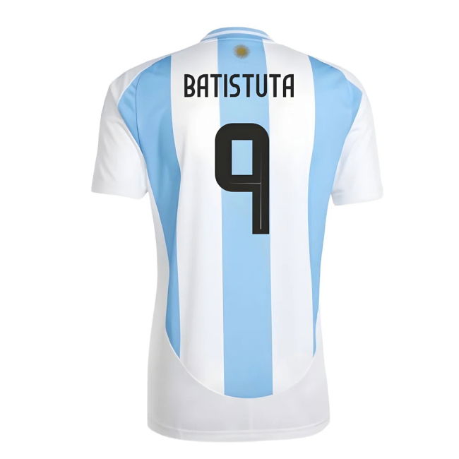 New Lightweight Argentina Home Soccer Jersey (BATISTUTA 9)