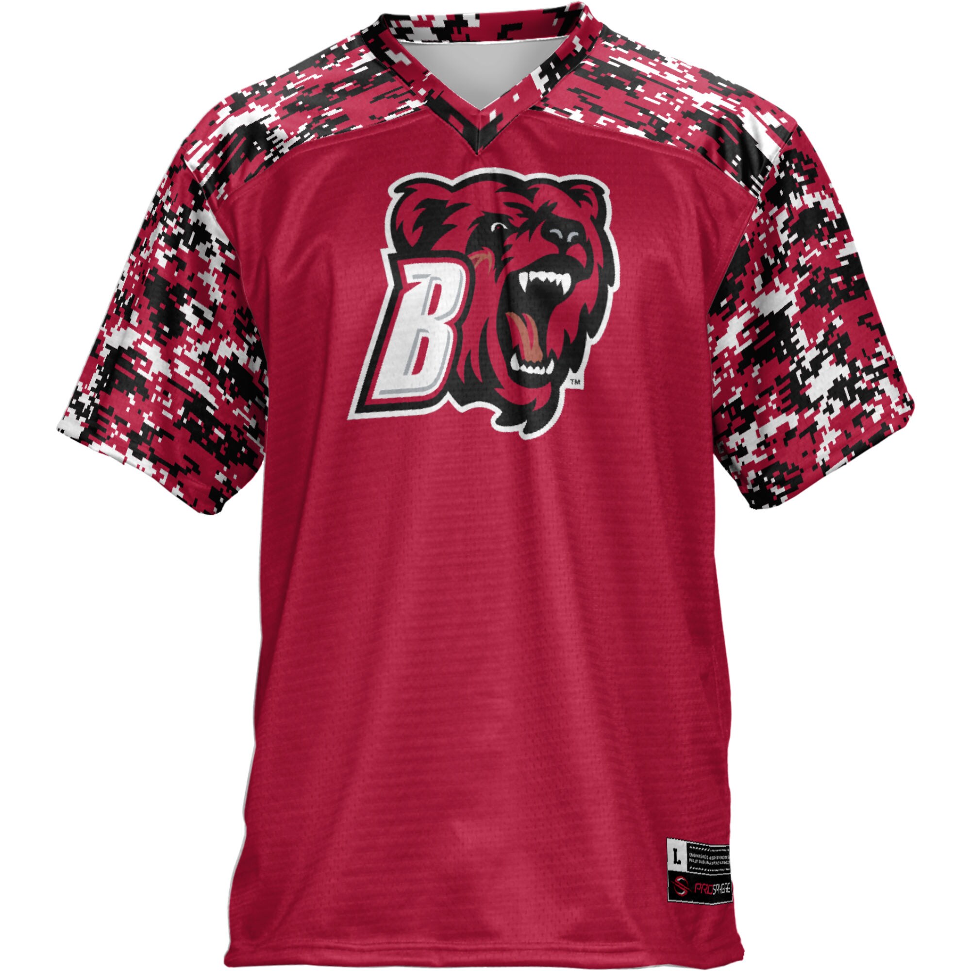 [DDG] Bridgewater State Bears GameDay Greats Football Jersey - Red