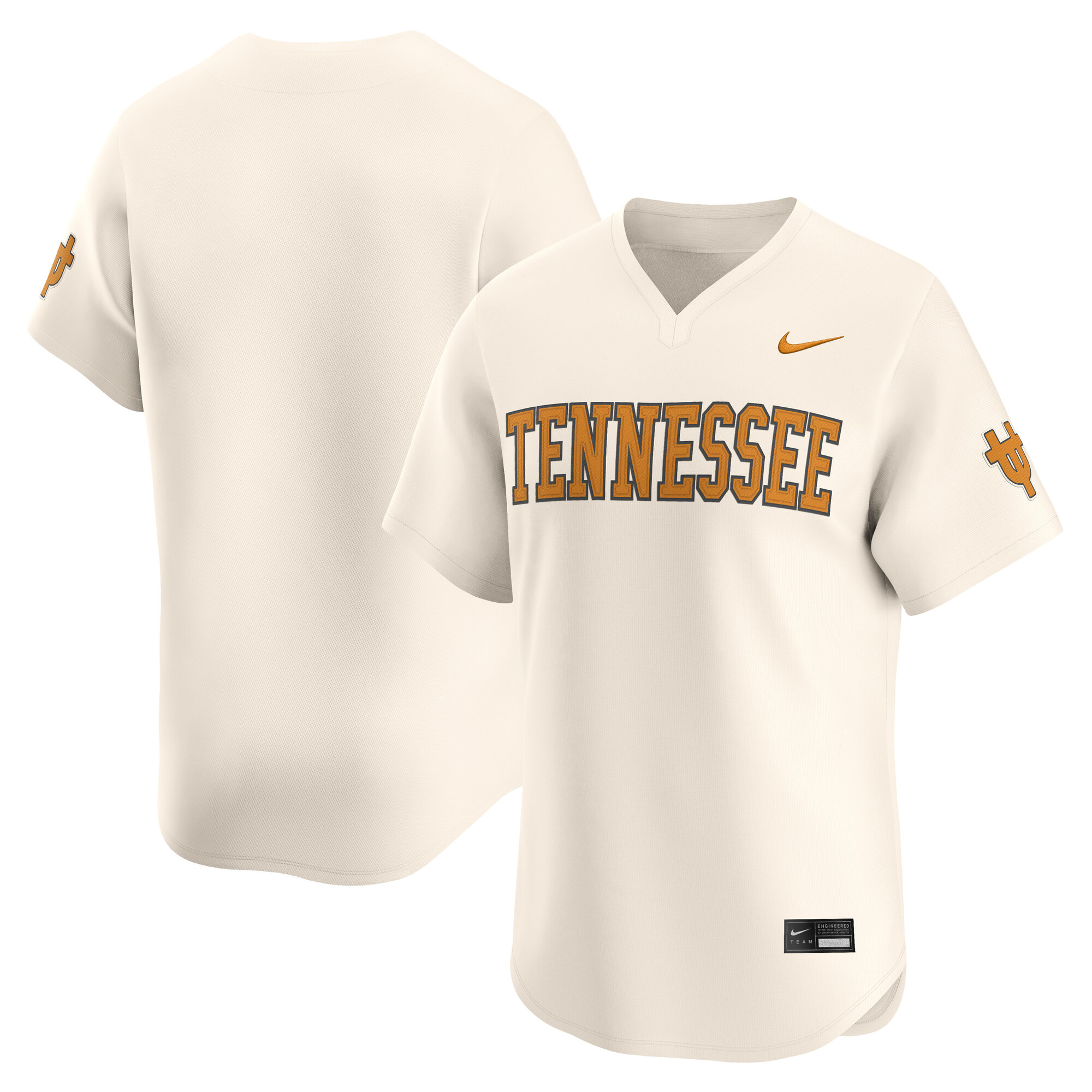 [NJP] Tennessee Volunteers Baseball Limited Jersey - Natural