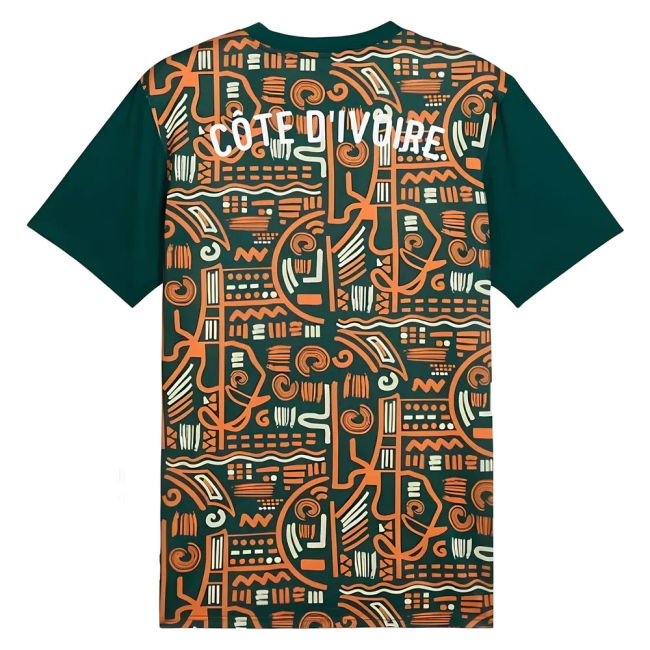 2024-2025 Ivory Coast Prematch SS Jersey (Dark Myrtle)