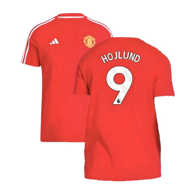 Top-Quality Man Utd 2024-2025 Man Utd DNA Tee (Red) (Hojlund 9)