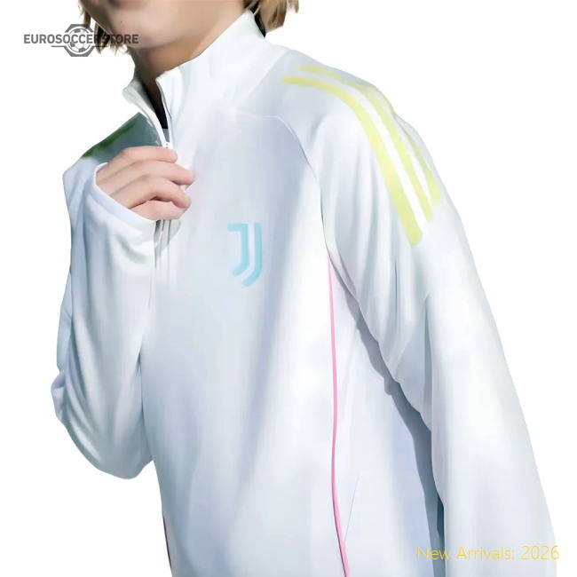 Genuine Authentic 2025-2026 Juventus Training Top (White) - Kids