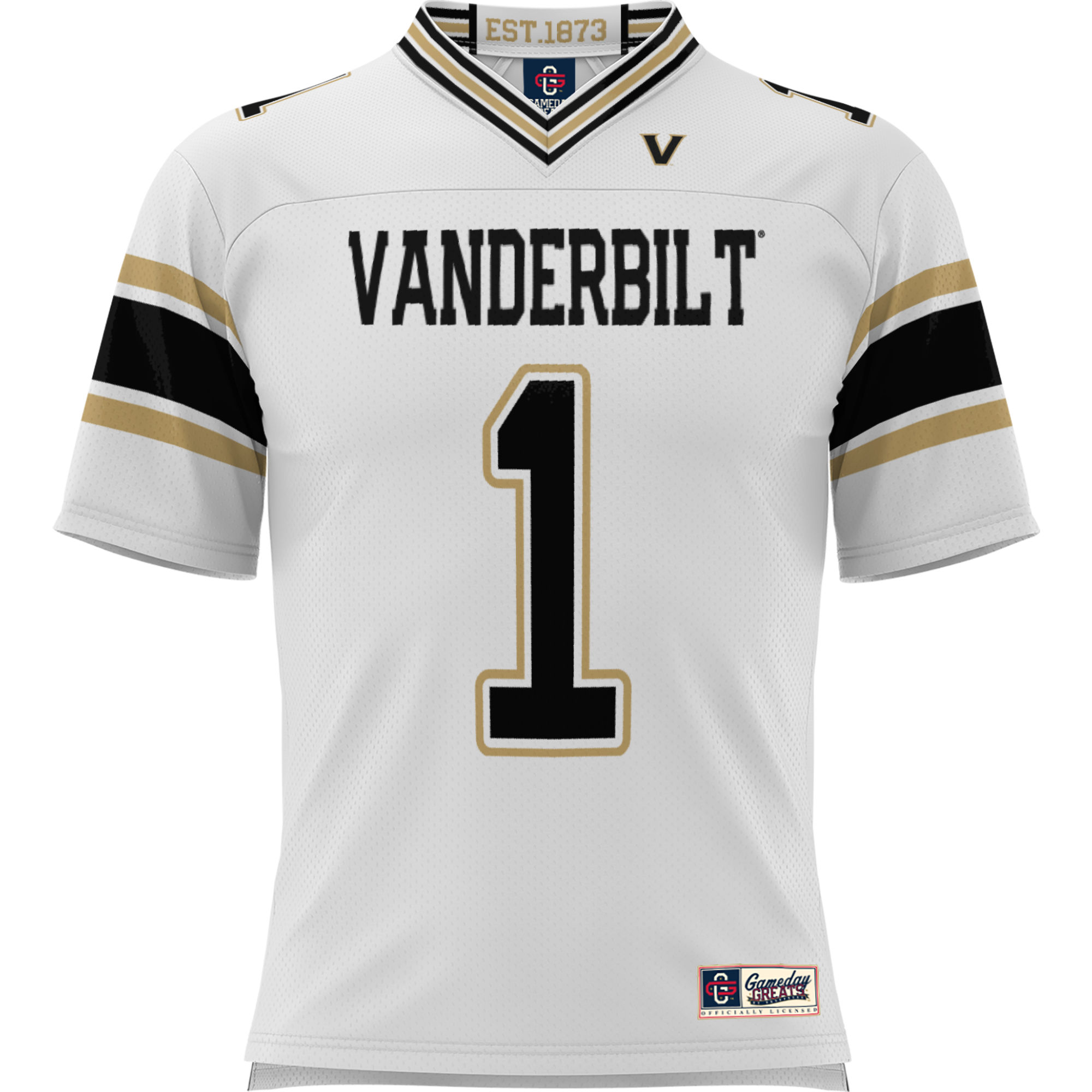 [DDG] Vanderbilt Commodores GameDay Greats Football Jersey - White