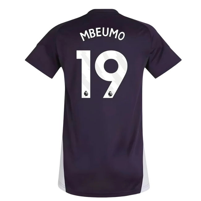 Football Man Utd Training Jersey Aurora Plum Womens Mbeumo #19 Pro...