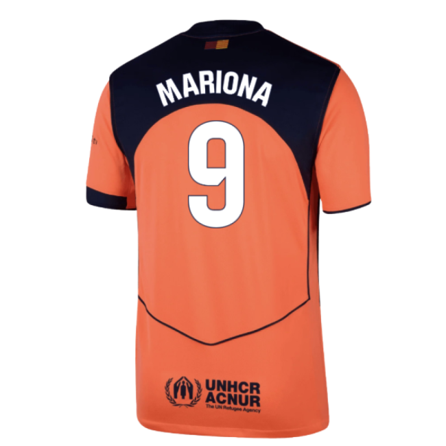 2025-2026 Barcelona Third Shirt (Mariona 9) Fan Edition