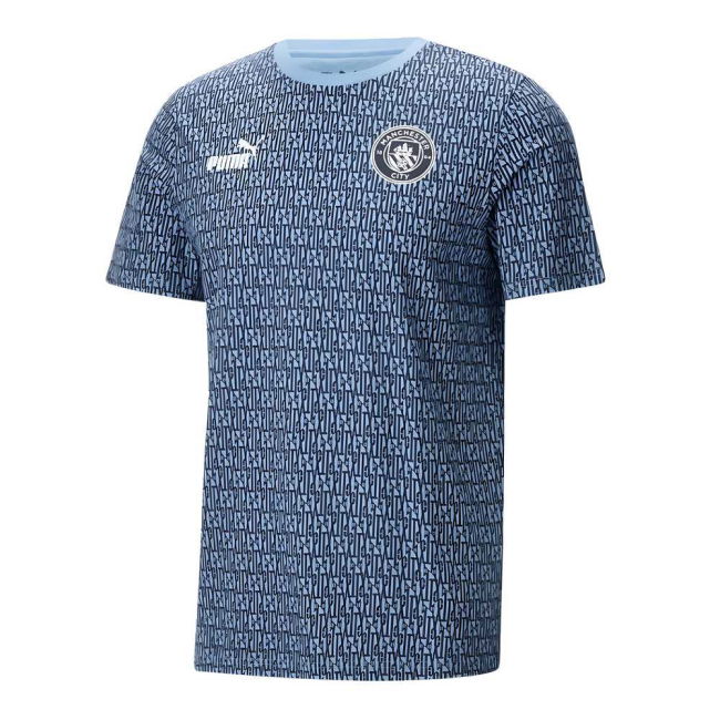 Man City ftblCulture AOP 2024-2025 T-Shirt - (Kids