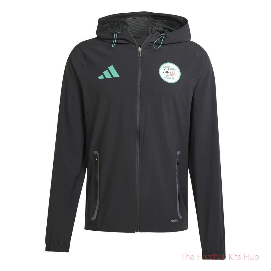 Algeria Jacket Tiro 25 Competition Travel Vis Tech - Black