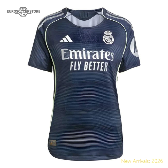 2025-2026 Real Madrid Authentic Second Jersey (ladies) (bellingham 5)