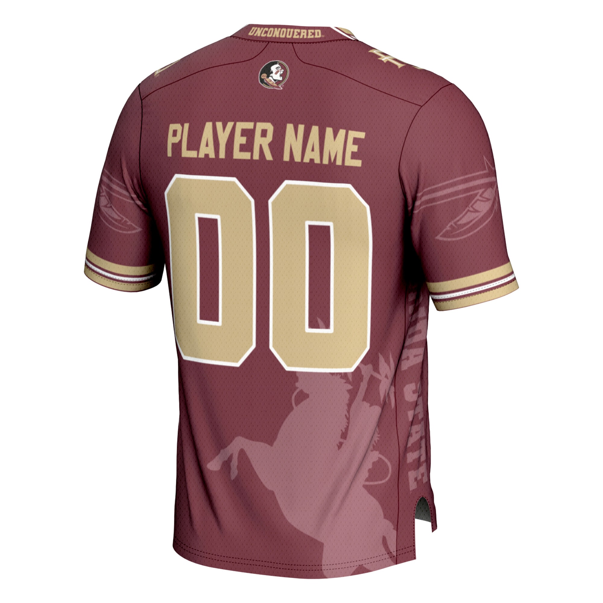 [NJP] Florida State Seminoles GameDay Greats Youth Icon Print NIL Pick-A-Player Football Jersey - Garnet