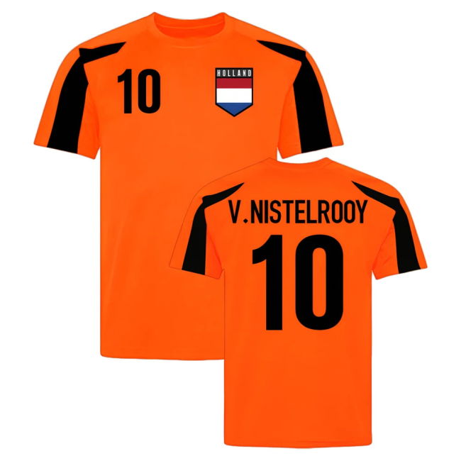 Holland Sports Training Jersey (V. Nistelrooy 10) Worldcup
