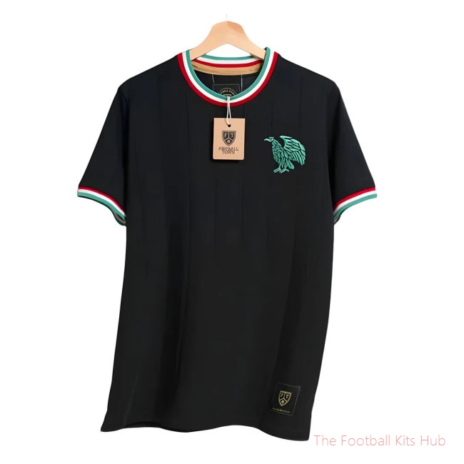 Mexico El Tri Retro Football Shirt Black