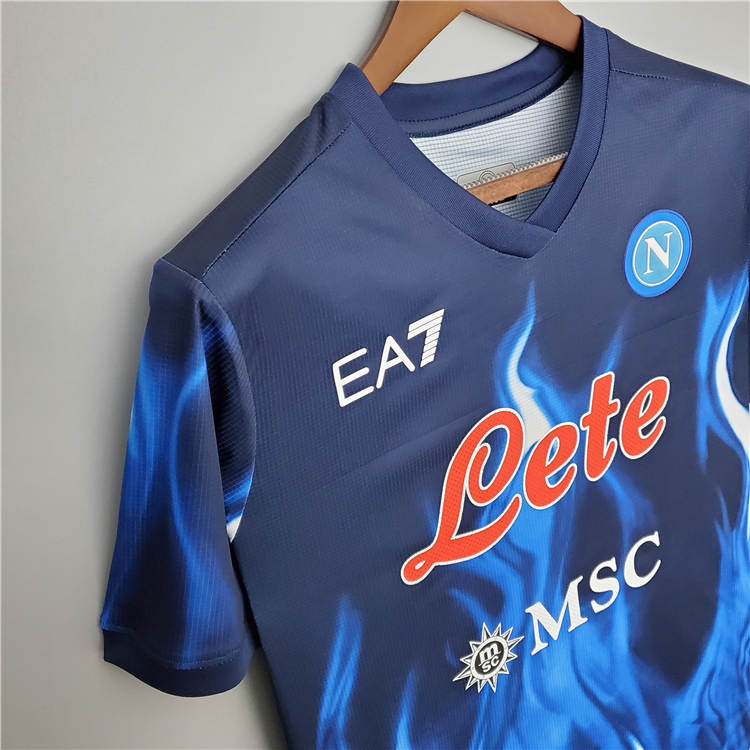 22-23 Napoli Home Blue Soccer Jersey Football Shirt - Official