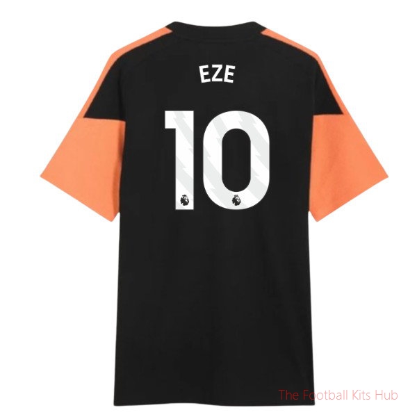 Arsenal Training T-Shirt Eze #10 2026-2027 Club Kit Black