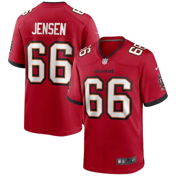 None Ryan Jensen Game Jersey - Red | NFL Player Jersey | NFL Football