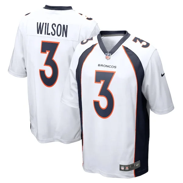 None Russell Wilson Game Jersey - White | NFL Player Jersey | NFL Foot