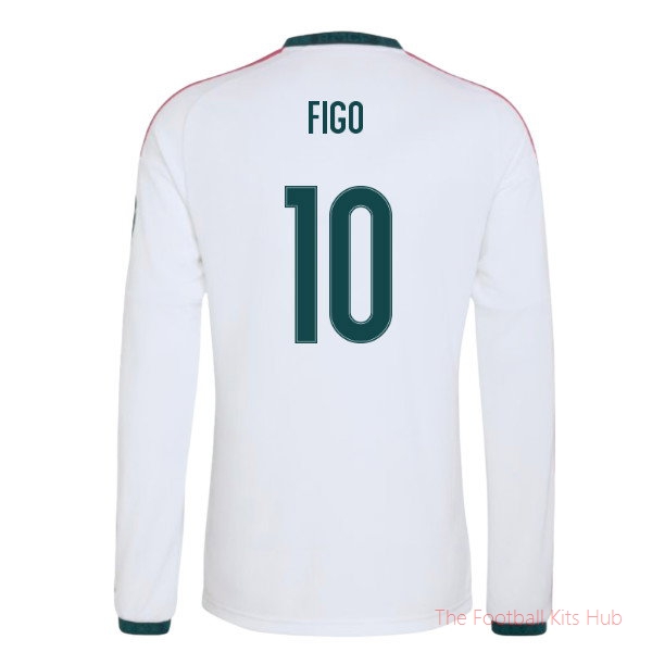 Premium Real Madrid 2026-2027 Long Sleeve Home Shirt (Figo 10)