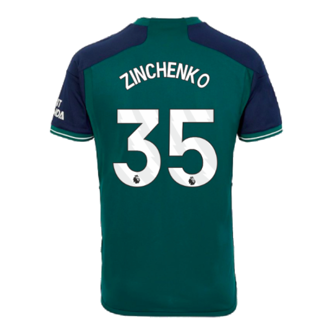 Classic 2023-2024 ARS Third Match Jersey Zinchenko 35 Adults Pro-#334