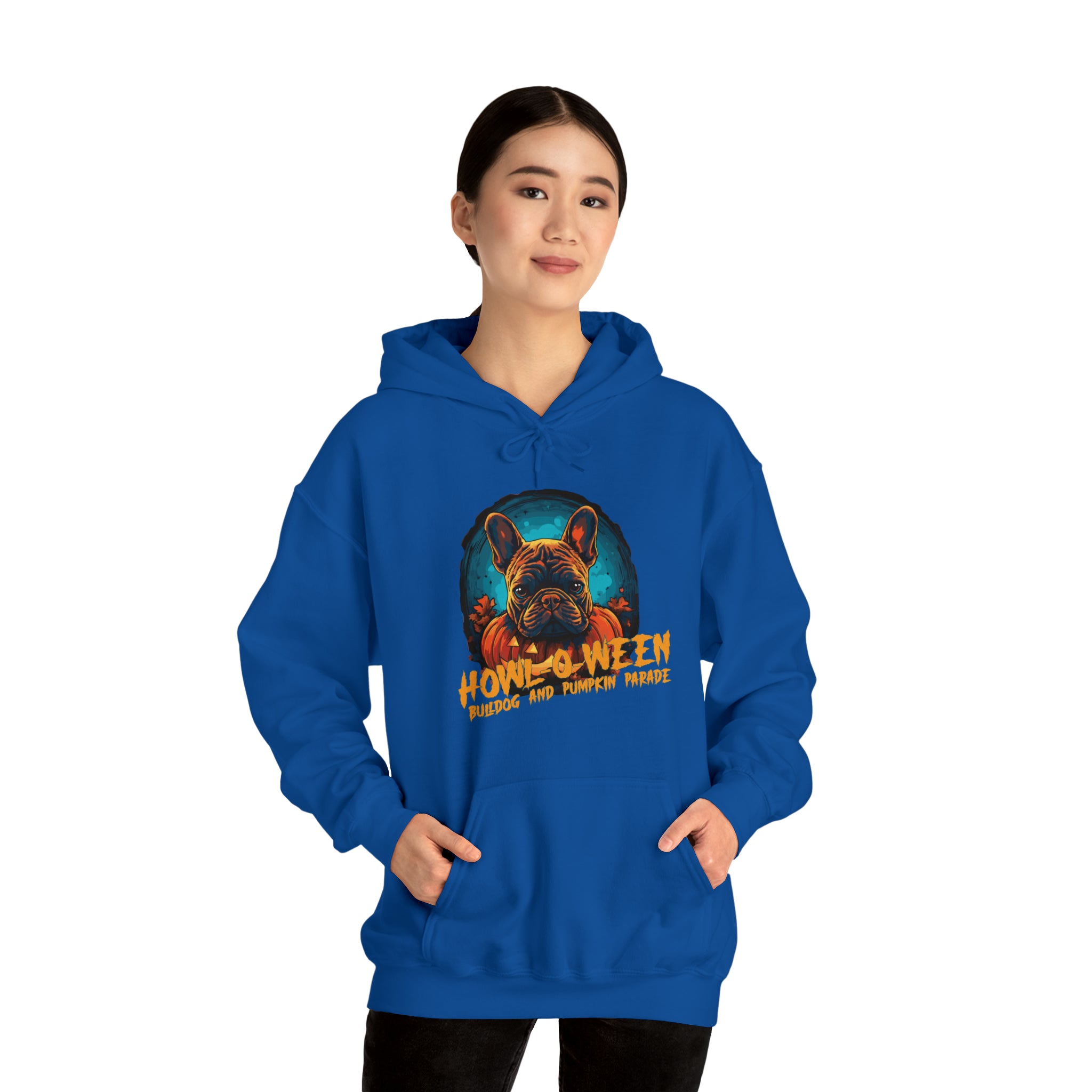 Culture-Inspired Pumpkin Parade Halloween Unisex Hoodie for Daily Life