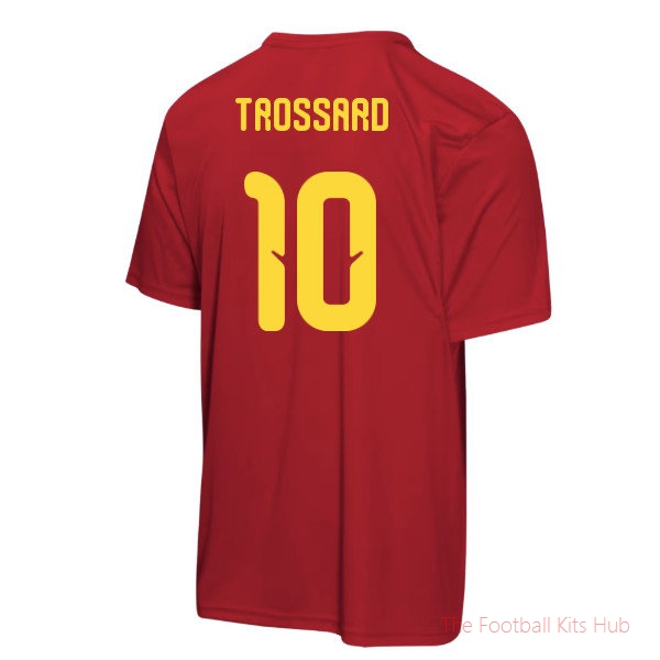 Belgium 2026 T-Shirt Trossard #10 National Team Jersey Match Kit