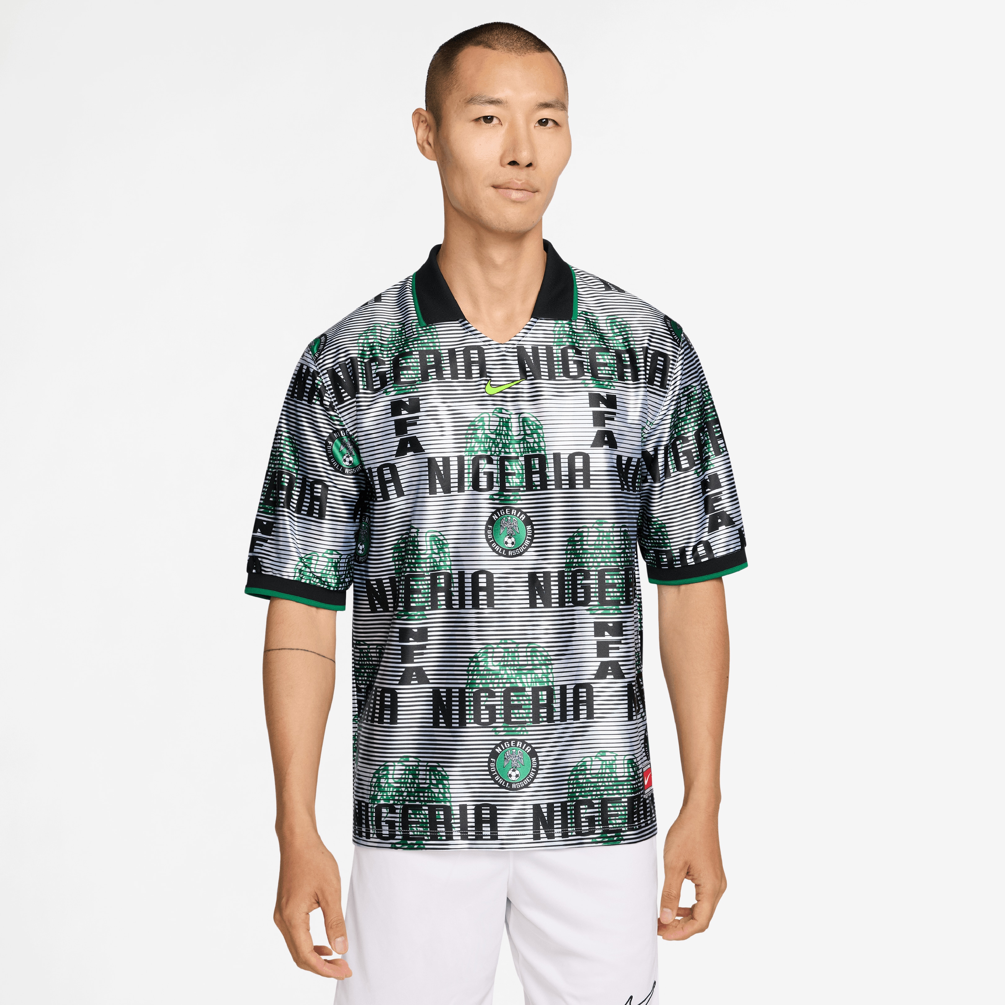 [LK] Nigeria National Team Dri-FIT Energy Lifestyle Jersey - White