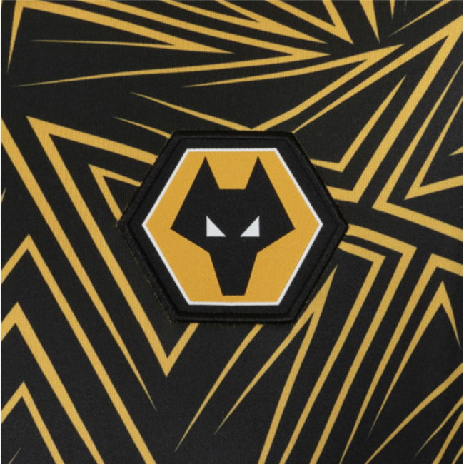 2025-2026 Wolves Home Pre-Match 1/4 Zip Top (Black)